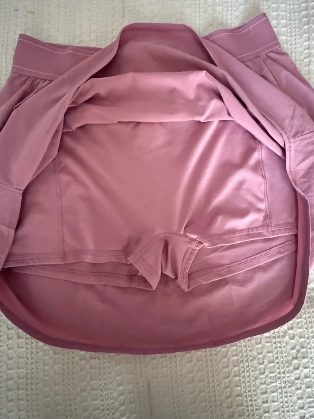 ALO Yoga Dusty Rose Athletic Mini Skort